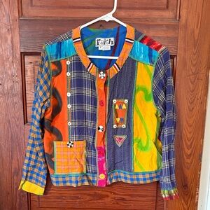 Faith cropped jacket size S vintage
